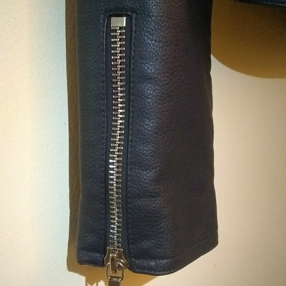 Faux Leather Moto Jacket from Express - Picture 4 of 5